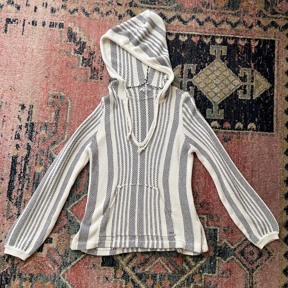 O’Neil knit hoodie.